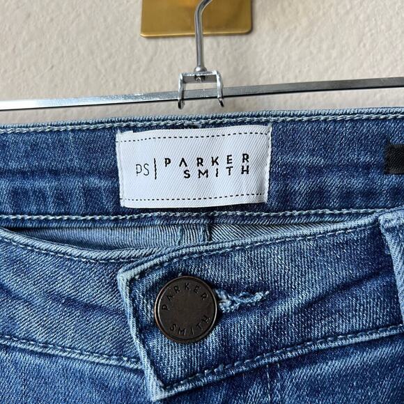 Parker Smith Boss Lady Raw Edge Straight Ankle Jeans Size 27 - Picture 5 of 8